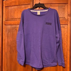 Purple size large, Victoria’s Secret Pink sweatshirt
